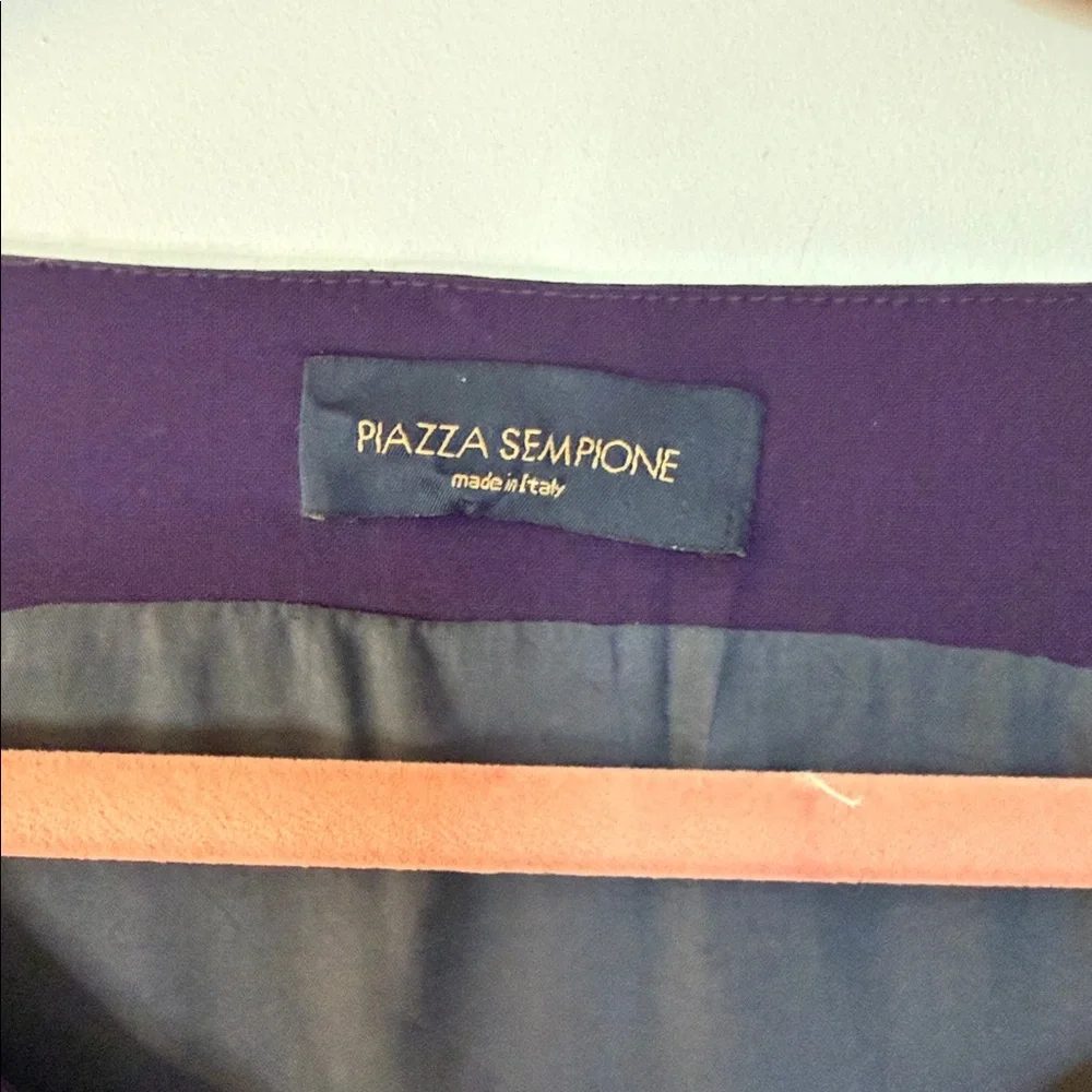 Piazza Sempione Deep Plum Midi Dress